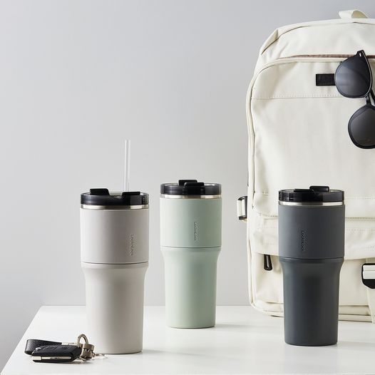 LocknLock กระบอกน้ำเก็บอุณหภูมิ Metro Drive Tumbler ความจุ 650 ml. รุ่น LHC4277S