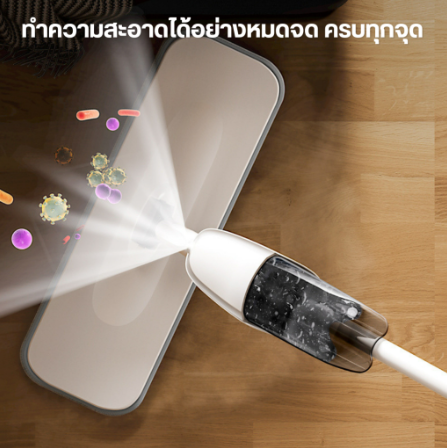 Spray Mop ไม้ถูพื้นแบบสเปรย์ ไม้ถูพื้นรีดน้ำ